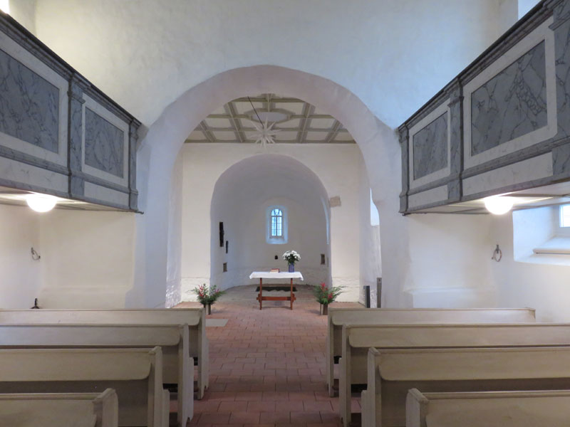 Innenraum Kirche Hirschfeld