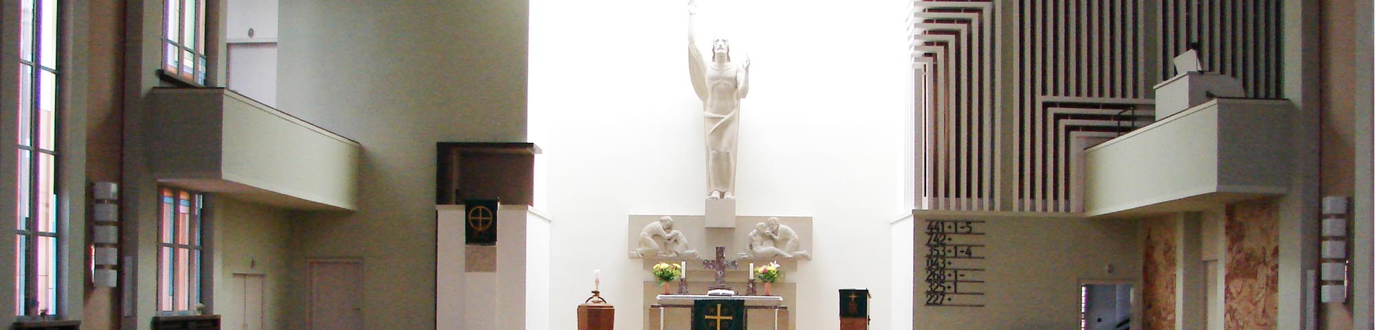 Altar der Versöhnungskirche Leipzig-Gohlis